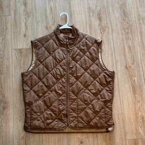 J. Crew Brown Quilted Vest